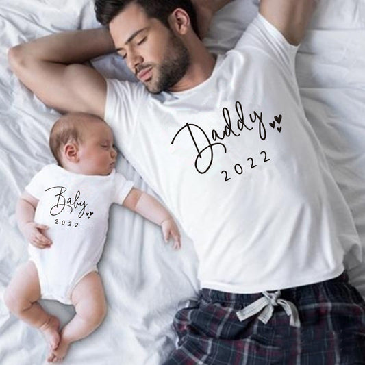 Matching Baby Daddy Shirts: Baby and Dad