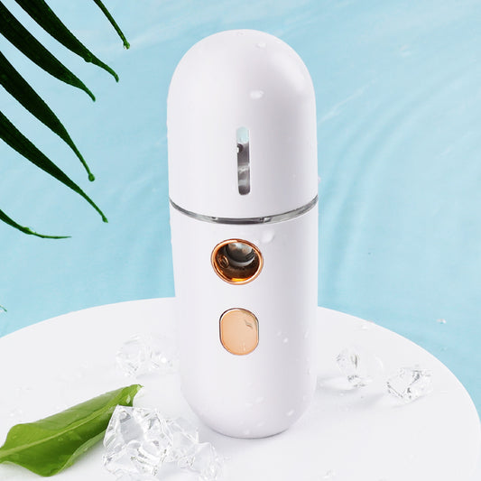 USB Rechargeable Mini-Face Steamer and Humidifier