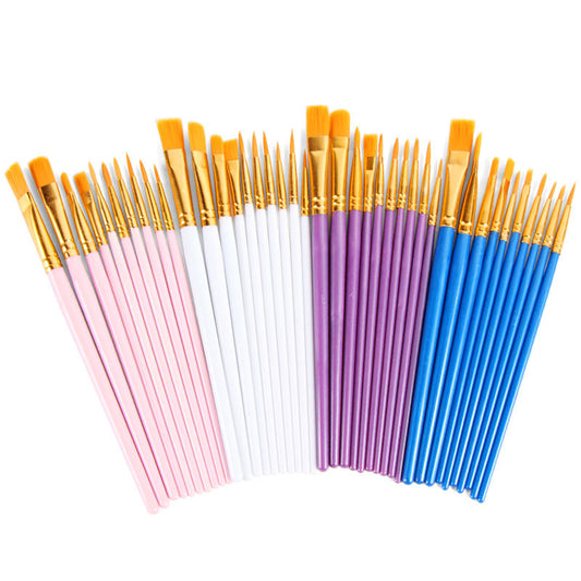 Nylon Paint Brush Set