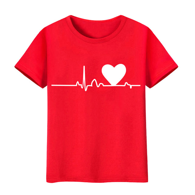 Matching Family Heart Beat Shirts